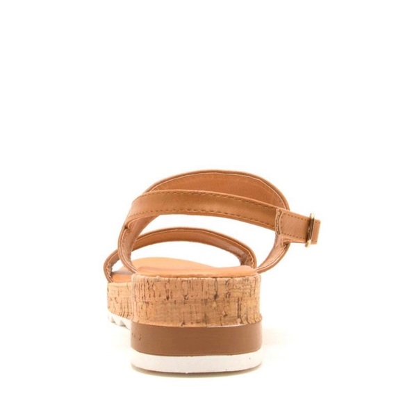 Last Pair‼️ Camel Double Band Ankle Strap Sandals - Picture 5 of 6